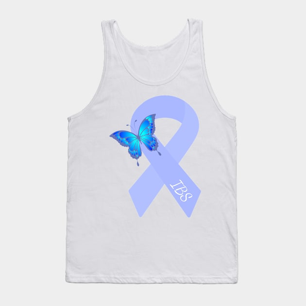 IBS Butterfly awareness ribbon Tank Top by LukjanovArt